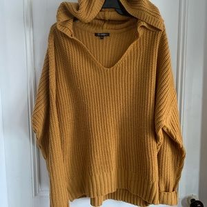 Mustard knit sweater